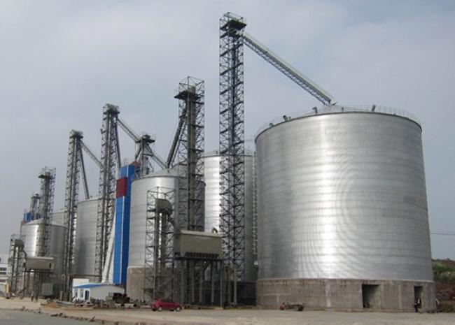 竹溪大型钢板库构造参数及水泥储存质量