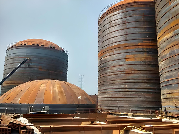 竹溪焦粉钢板仓